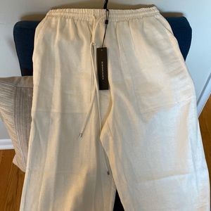 BCBG linen pants